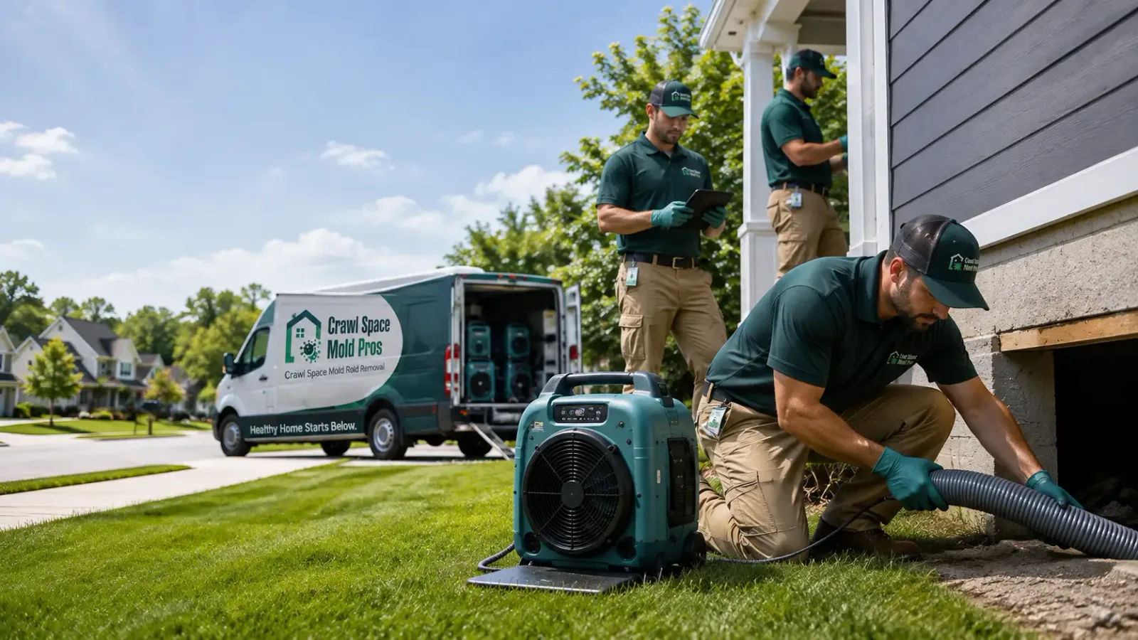 Crawl Space Mold Removal in Vassar, KS